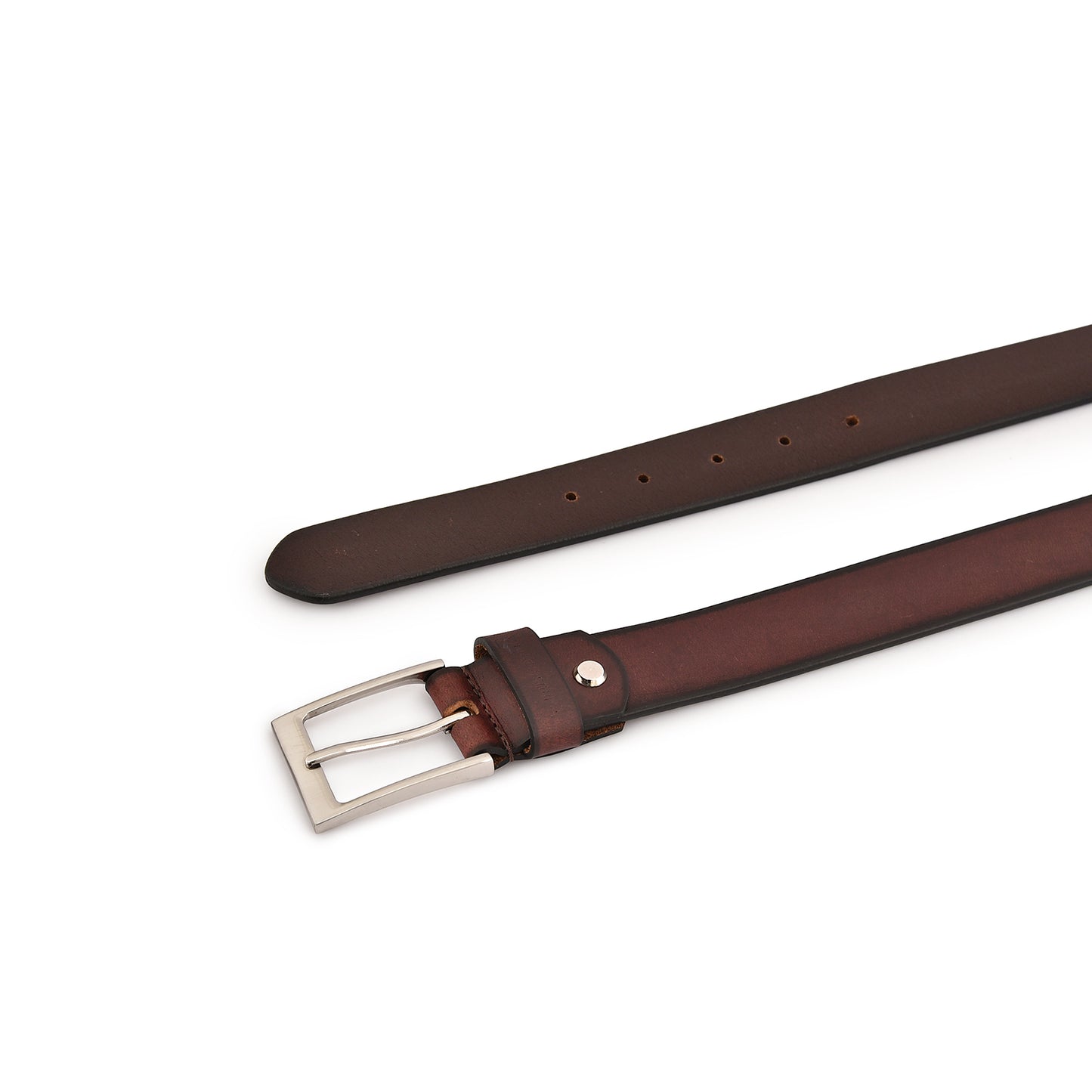 Forever Classic Leather Belt - Coffee stich