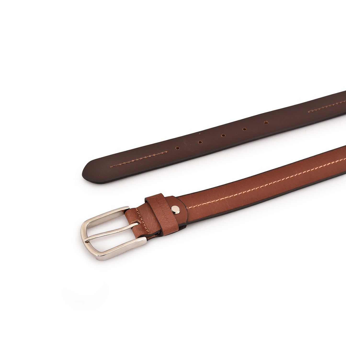 Forever Classic Leather Belt - Tan stich