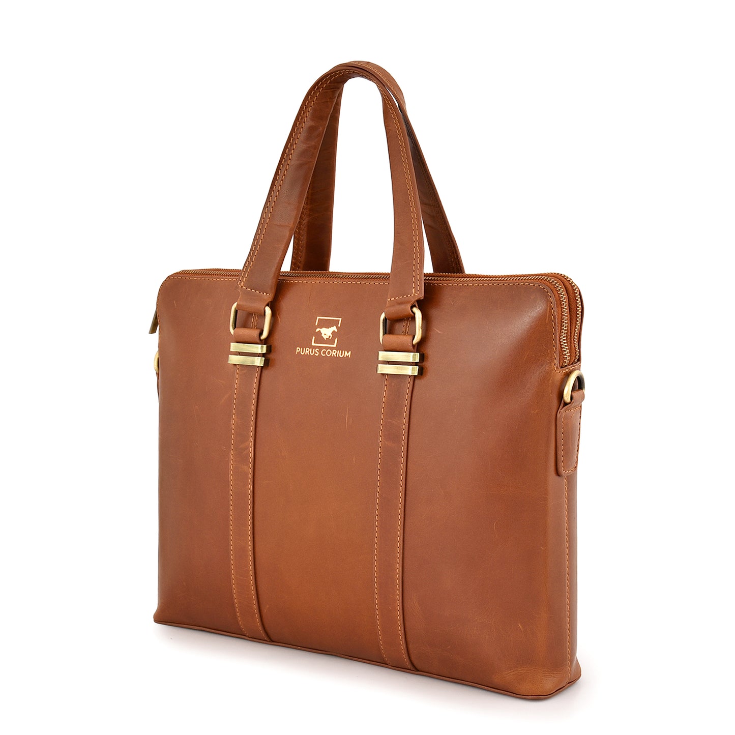Laptop Bag - Caramel Tan