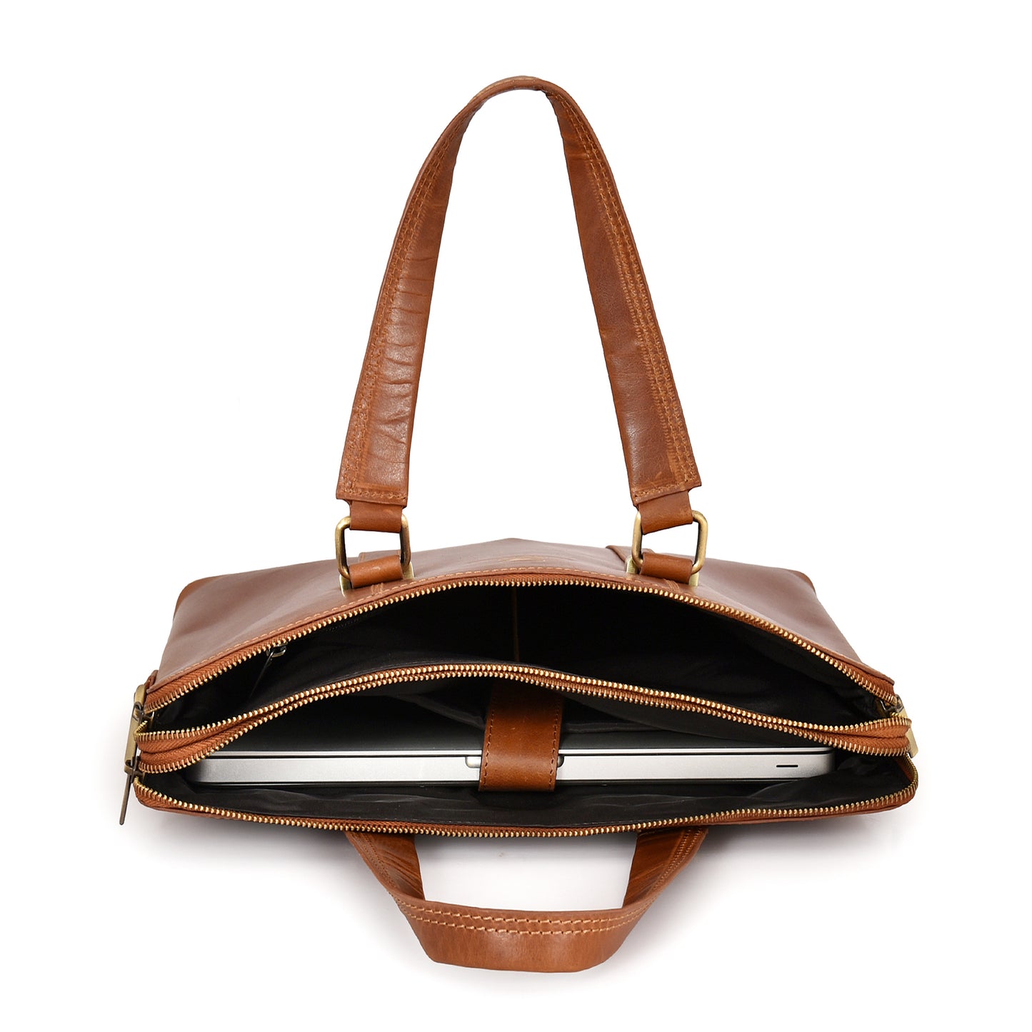 Laptop Bag - Caramel Tan