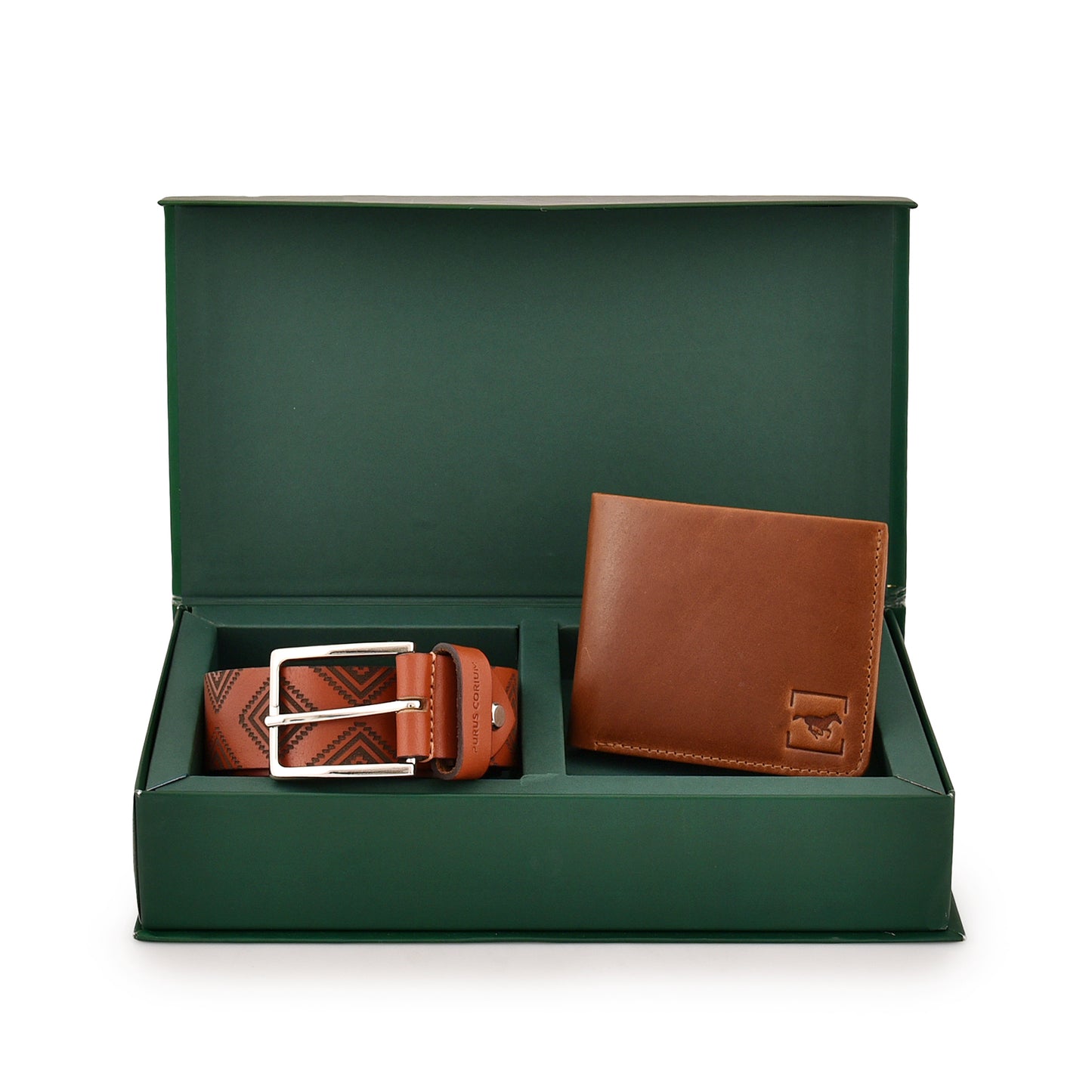Combo Leather Belts & Wallet