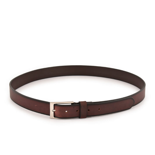 Forever Classic Leather Belt - Coffee stich