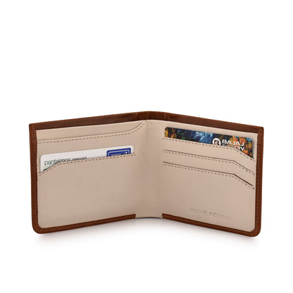 Corium Edge Leather Wallet - Moon White