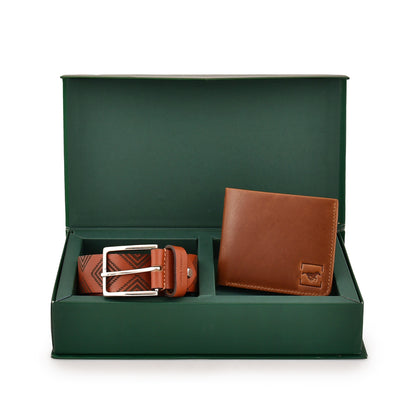 Combo Leather Belts & Wallet